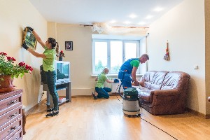 Уборка 3х-комнатных квартир